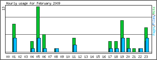 Hourly usage