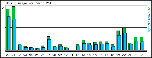 Hourly usage