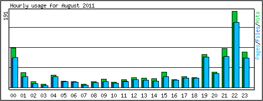 Hourly usage