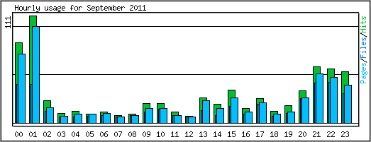 Hourly usage