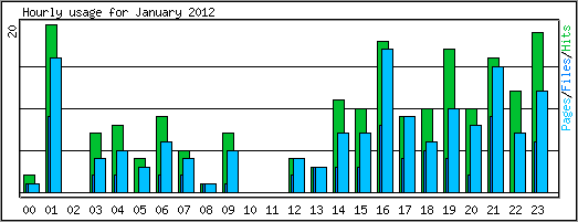 Hourly usage