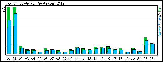 Hourly usage