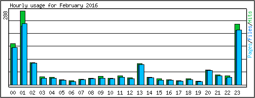 Hourly usage