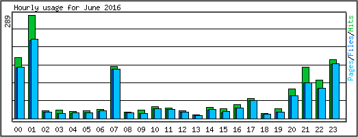 Hourly usage