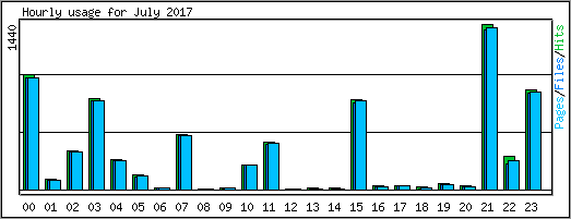 Hourly usage