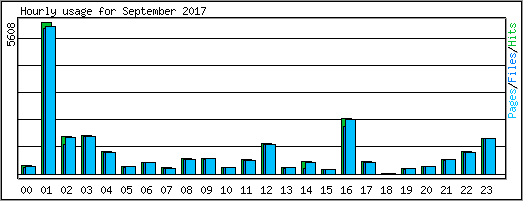 Hourly usage