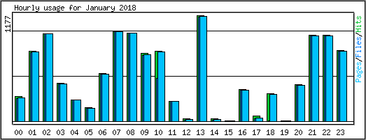 Hourly usage